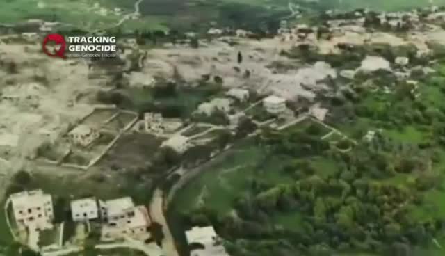 الجيش الإسرائيلي ينشر مشاهد لتفجير منازل في بلدة مركبا جنوب لبنان