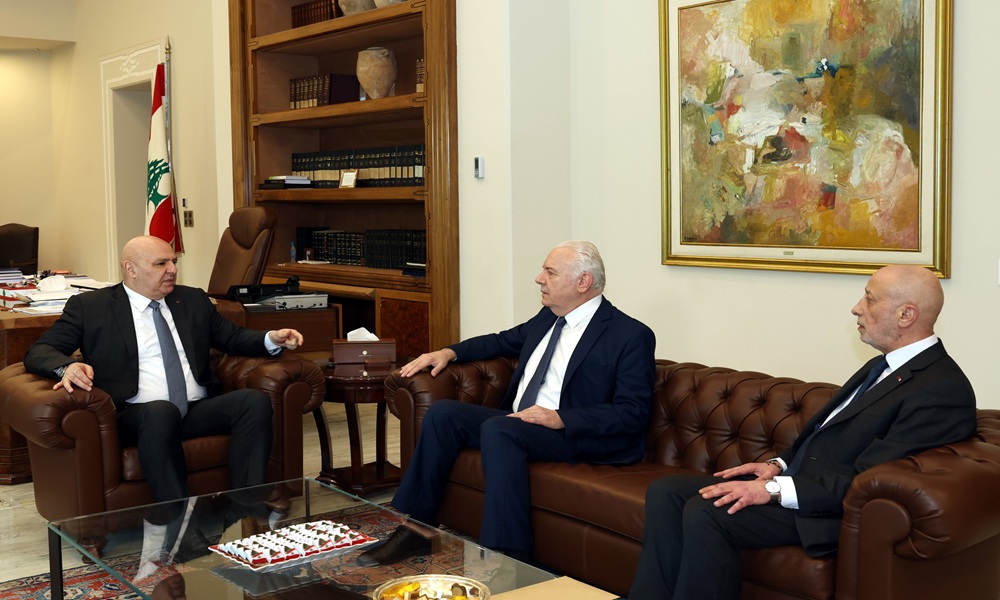 عون يبحث مع عبود مسار العمل القضائي