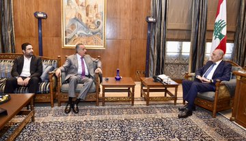 الرئيس بري تابع التطورات والمستجدات السياسية والميدانية  خلال استقباله ارسلان والنائبين منيمنة وخلف