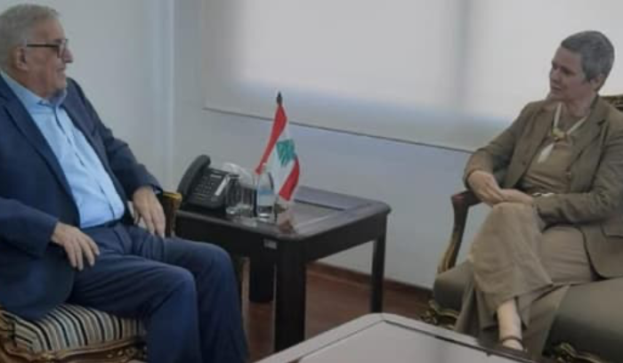 بو حبيب استقبل دو وال: لبنان مؤيّد للمبادرة الاميركية - الفرنسية ومتمسّك بالـ1701