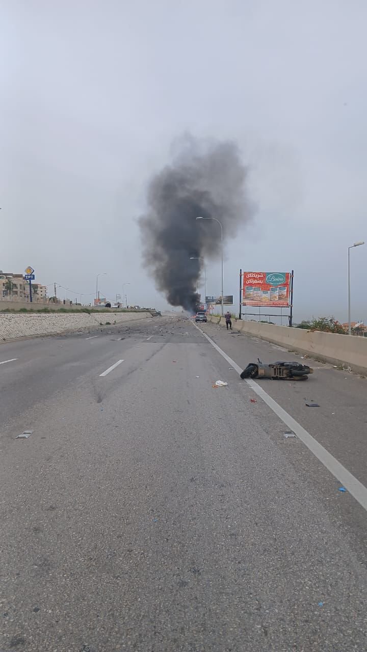 إصابة في غارة على آلية في السعديات