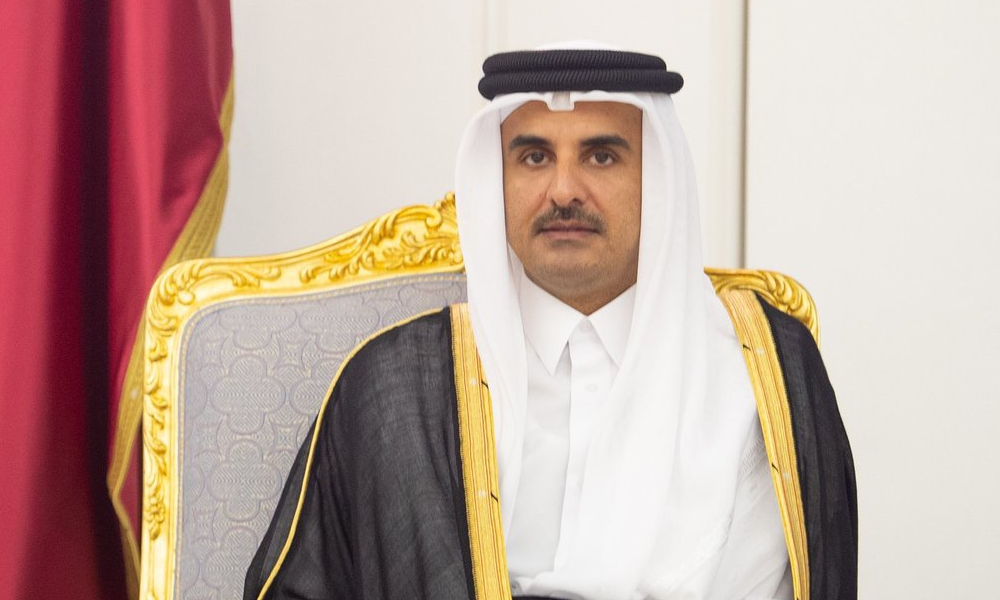 أمير قطر بحث مع رئيس المجلس الأوروبي الأوضاع في لبنان