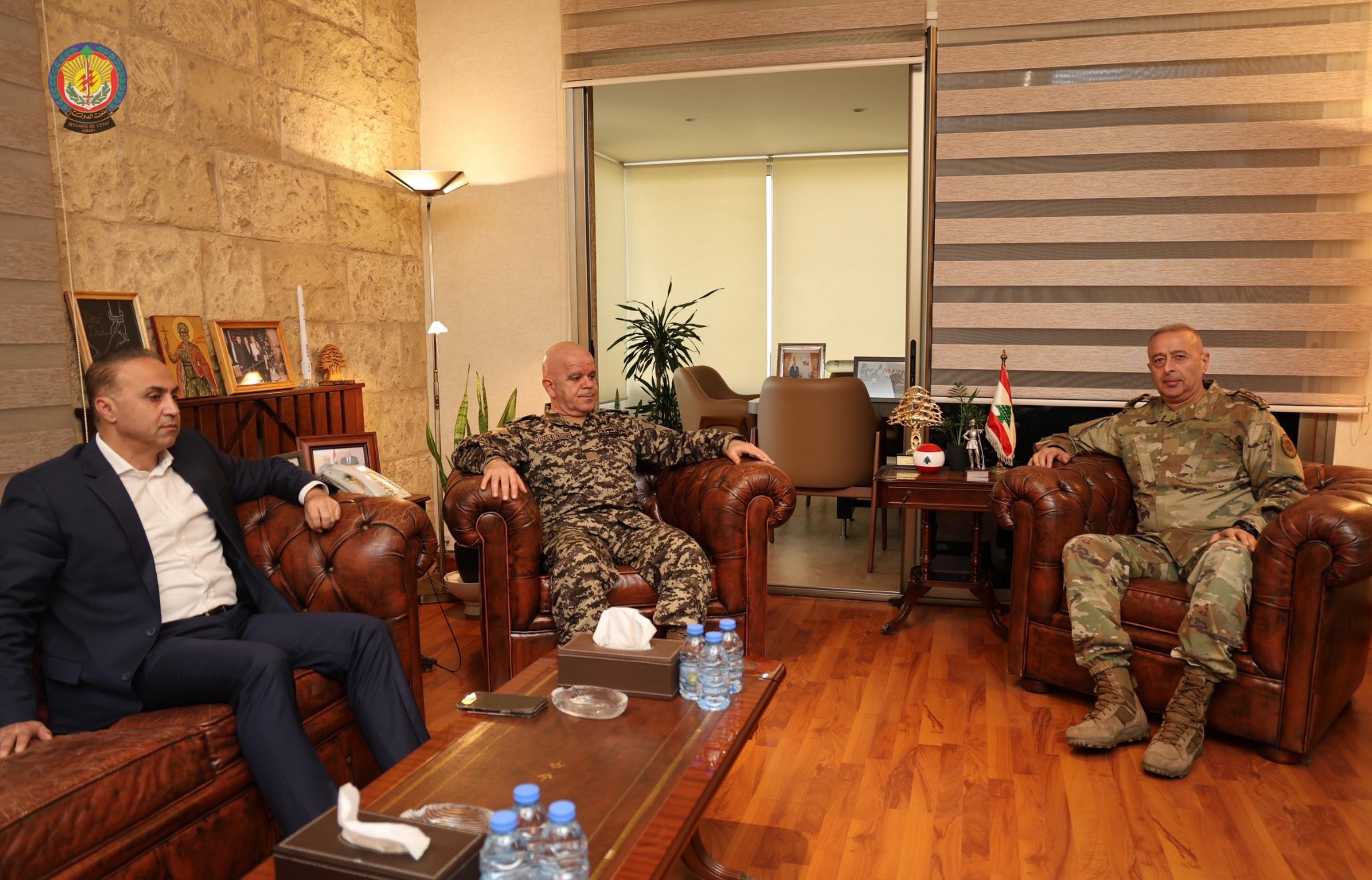 استقبالات اللواء الركن ادكار لاوندس مدير عام امن الدولة