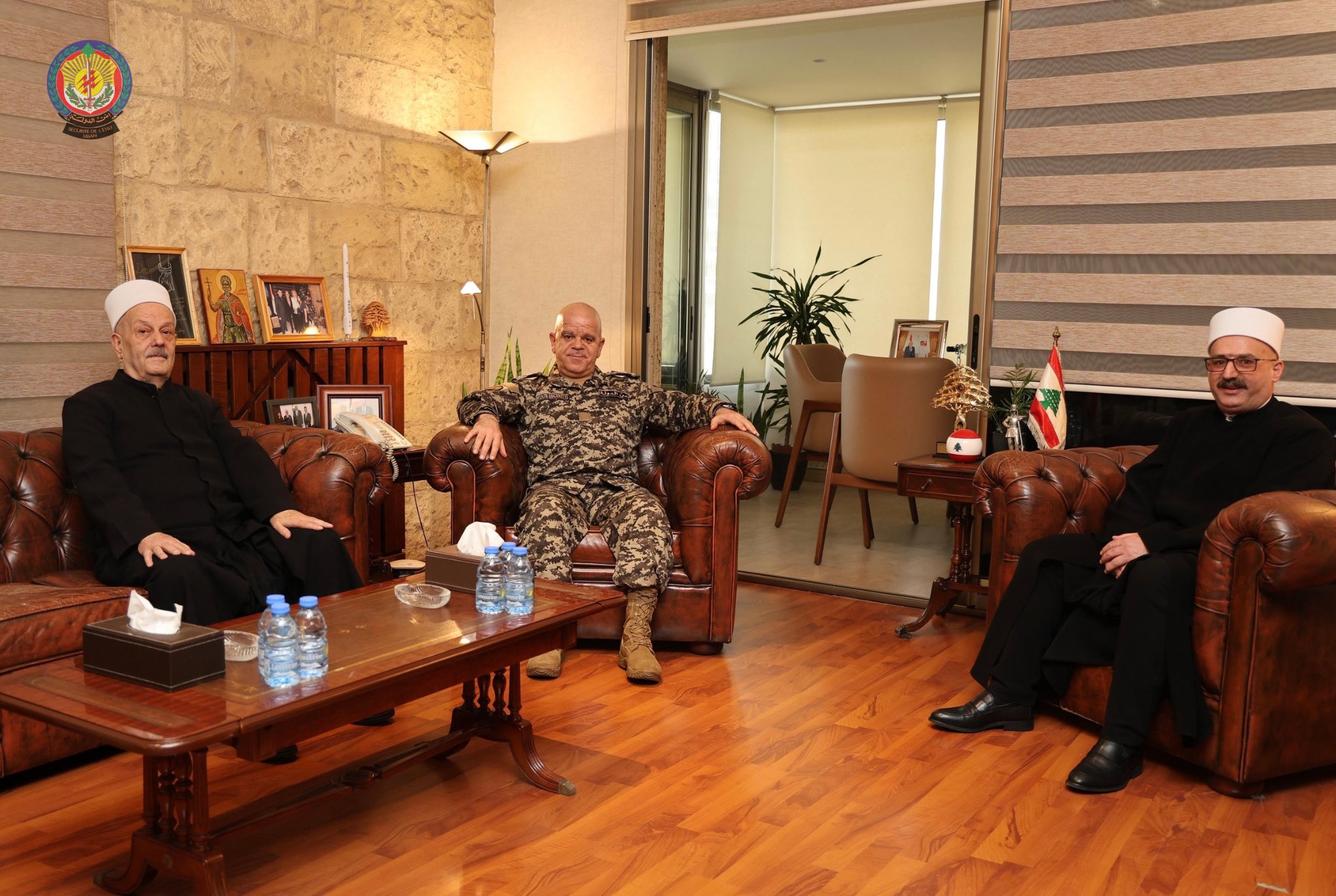 استقبالات اللواء الركن ادكار لاوندس مدير عام امن الدولة