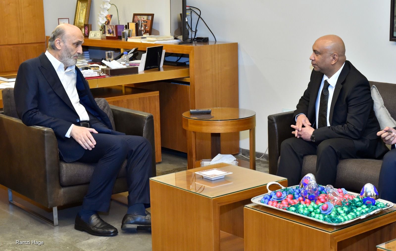 جعجع استقبل سفير الكويت: تشديد على تعزيز العلاقات الثنائية بين البلدين