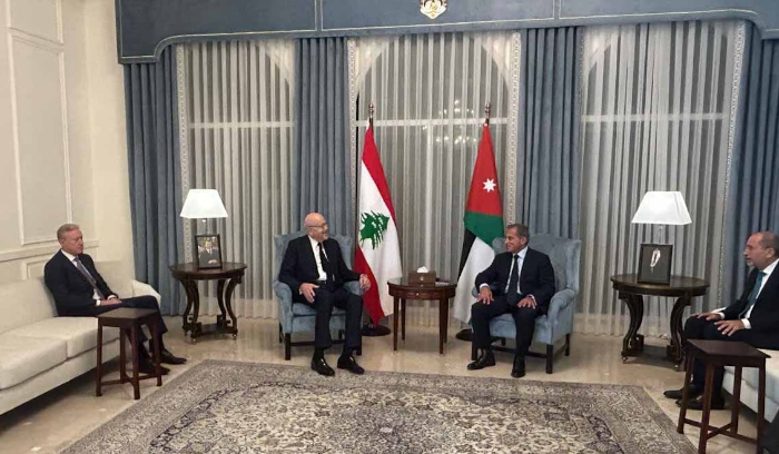 ميقاتي بضيافة نظيره الأردني