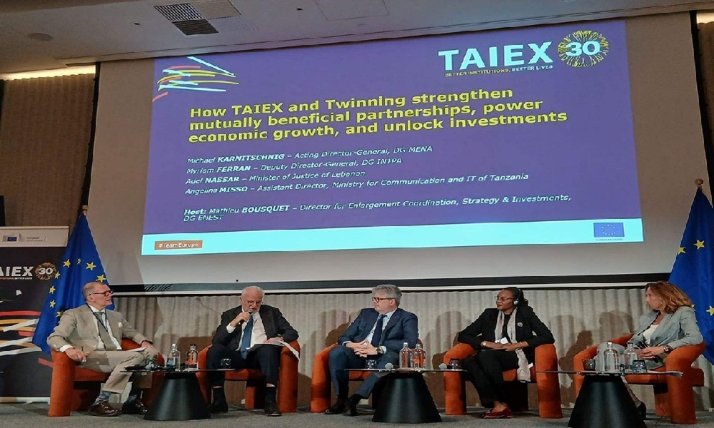 نصار من بروكسل: 3 مشاريع رئيسية ستعمل عليها وزارة العدل