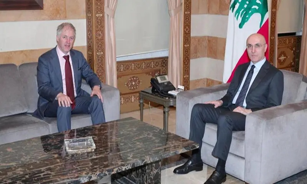 الحجار يبحث مع السفير البلجيكي دعم الأجهزة الأمنية