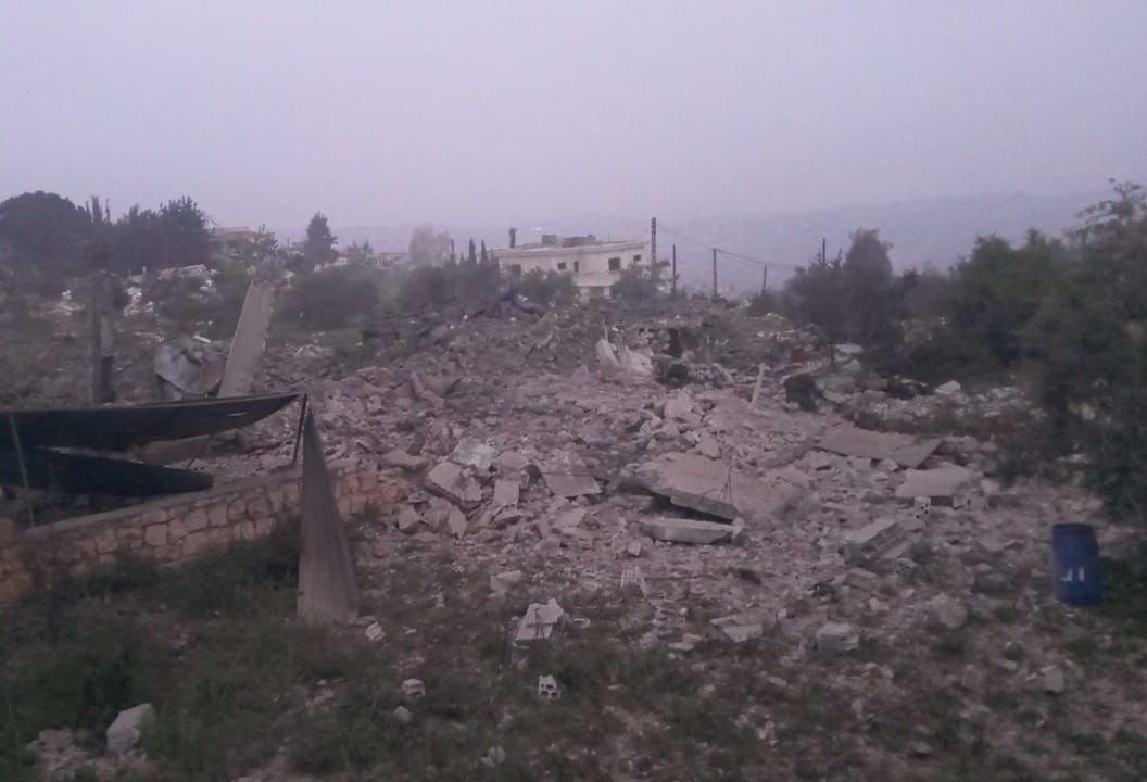 تفجير عنيف الآن في مدينة الخيام