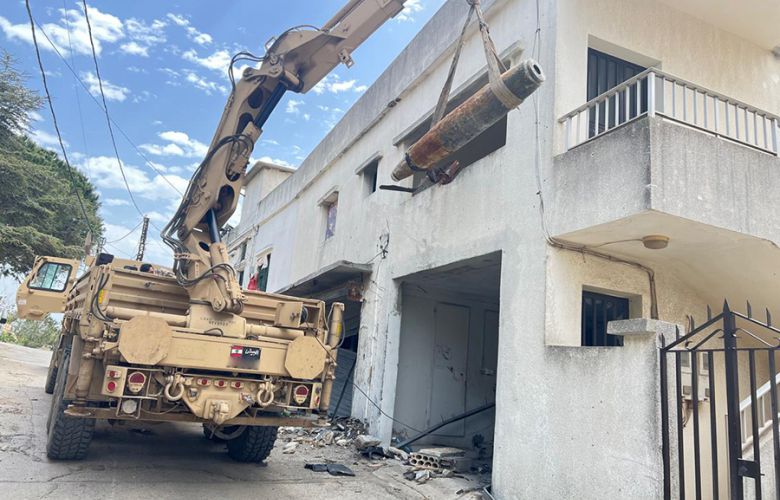 تفكيك قنبلة طيران غير منفجرة في بلدة تبنين – بنت جبيل