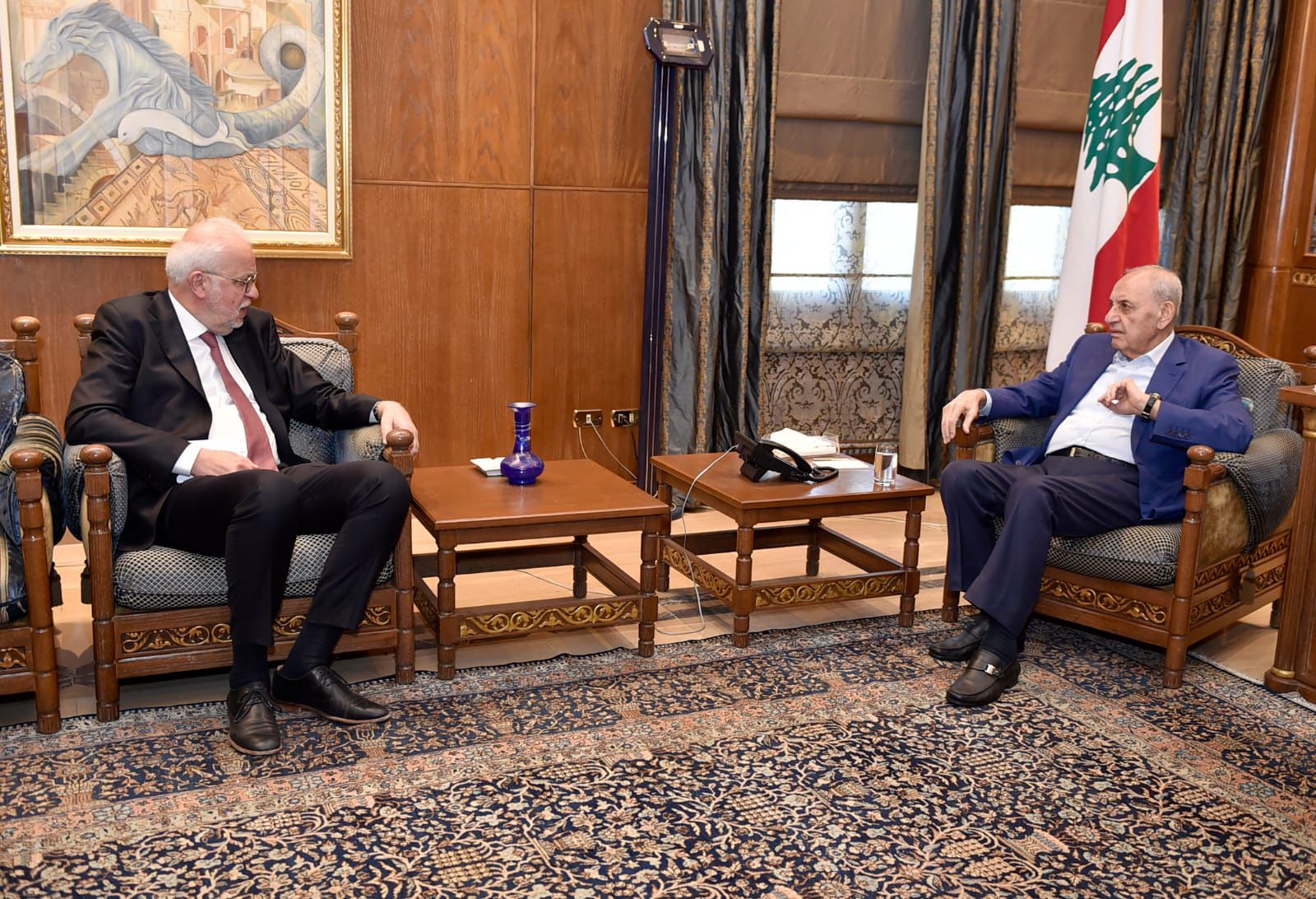 ‏وزير العدل يلتقي الرئيس بري في عين التينة