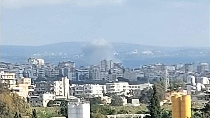 غارة على المنطقة بين السماعية والمالكية