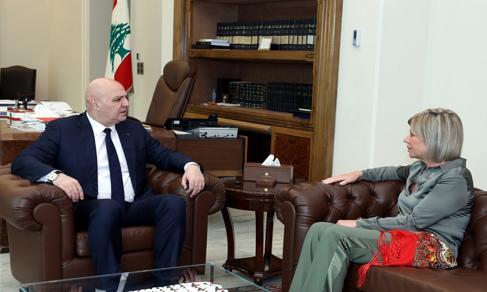 بلاسخارت اطلعت عون على نتائج اتّصالاتها في إسرائيل