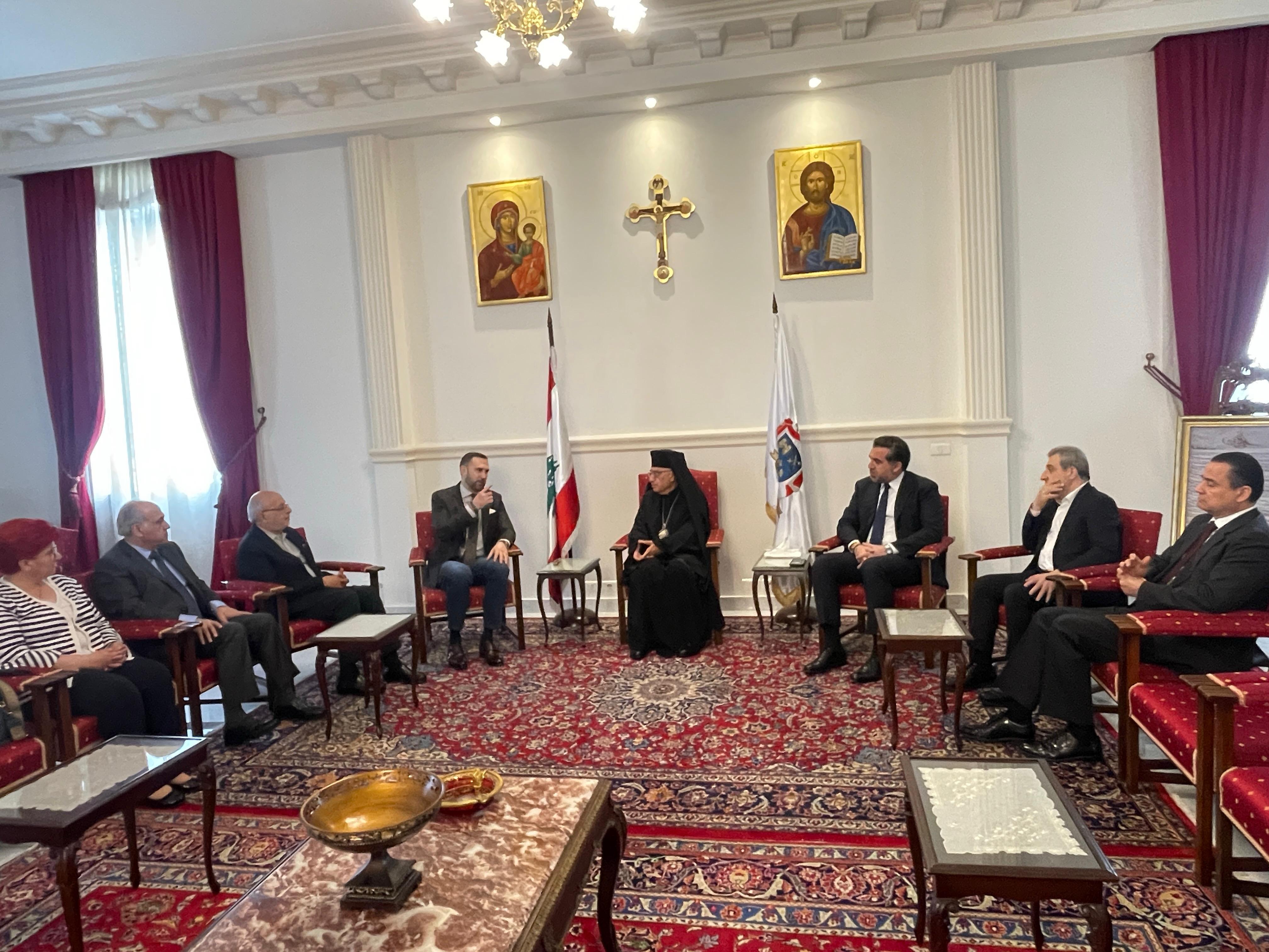 العبسي يستقبل وفدا من الديمقراطي : عدم الالتزام بالوحدة يقودنا الى الانتحار