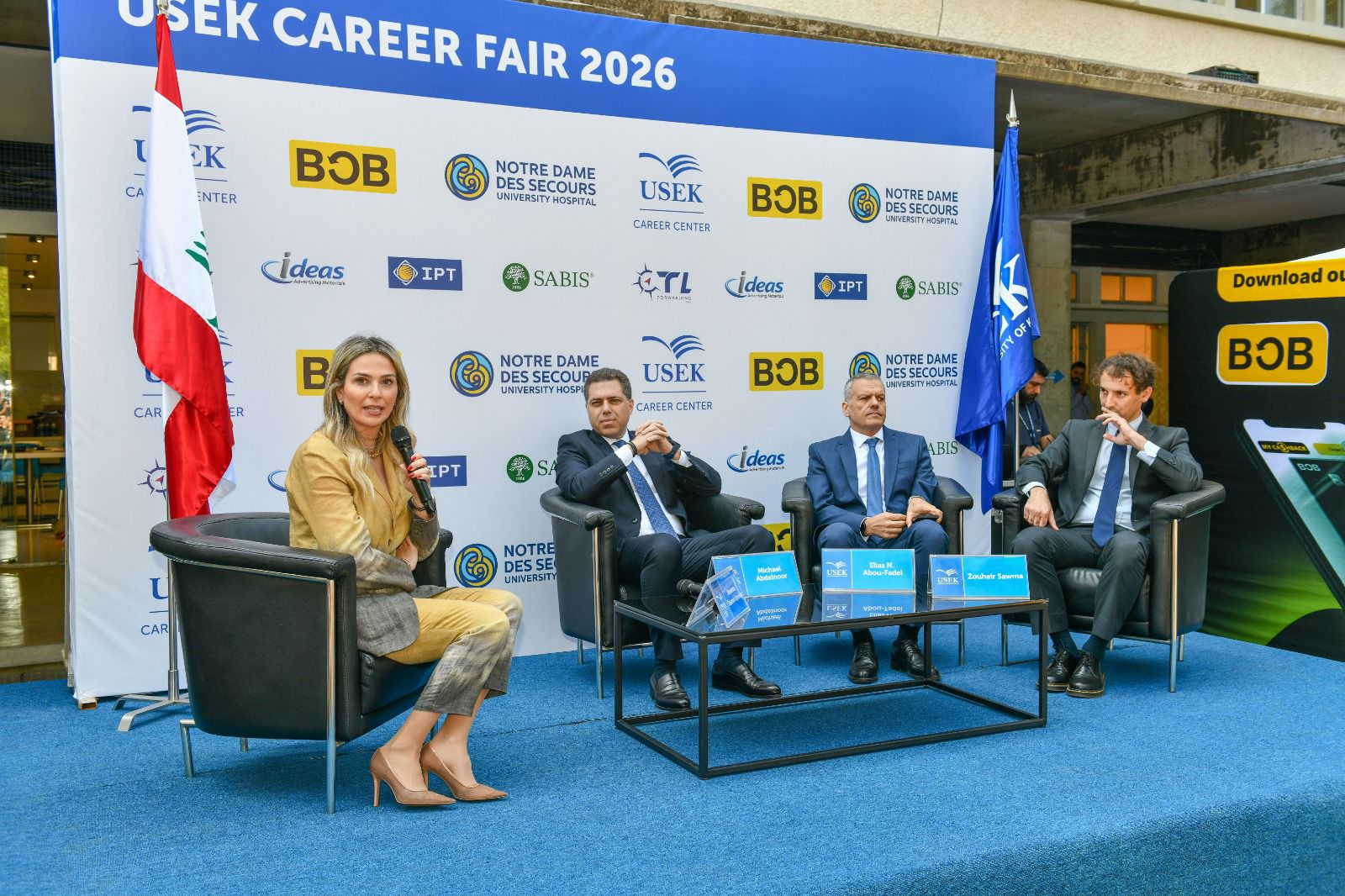 معرض الوظائف في جامعة الروح القدس - الكسليك: من منصة توظيف إلى فضاء حواري