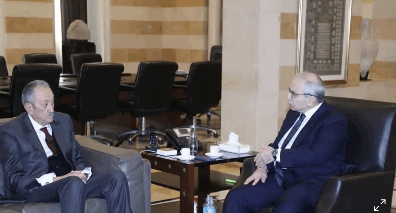 سلام بحث مع السفير كرم في مساعي تثبيت وقف إطلاق النار