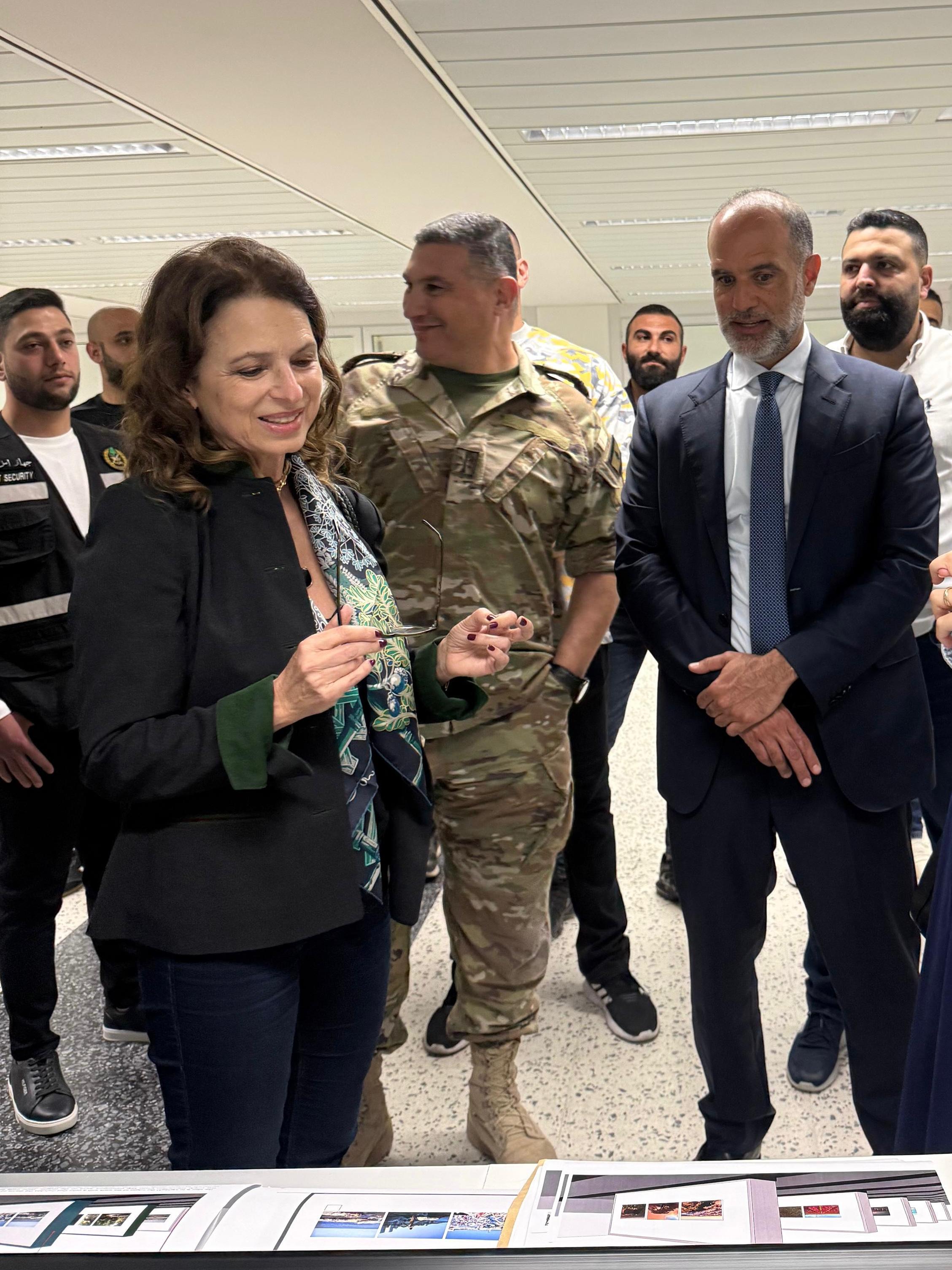 جولة للحود ورسامني في مطار بيروت للإطلاع على الخدمات