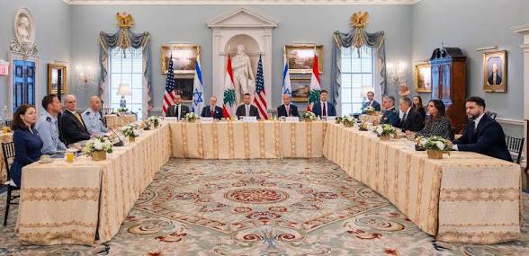 ترحيب لبناني بإطلاق مسارين للمفاوضات أمني وسياسي<br />
ربط التقدُّم بتمديد وقف النار لـ 45يوماً بالجهد الأميركي.. وسلام: ثابتون على خياراتنا والتحريض لن يرهبنا