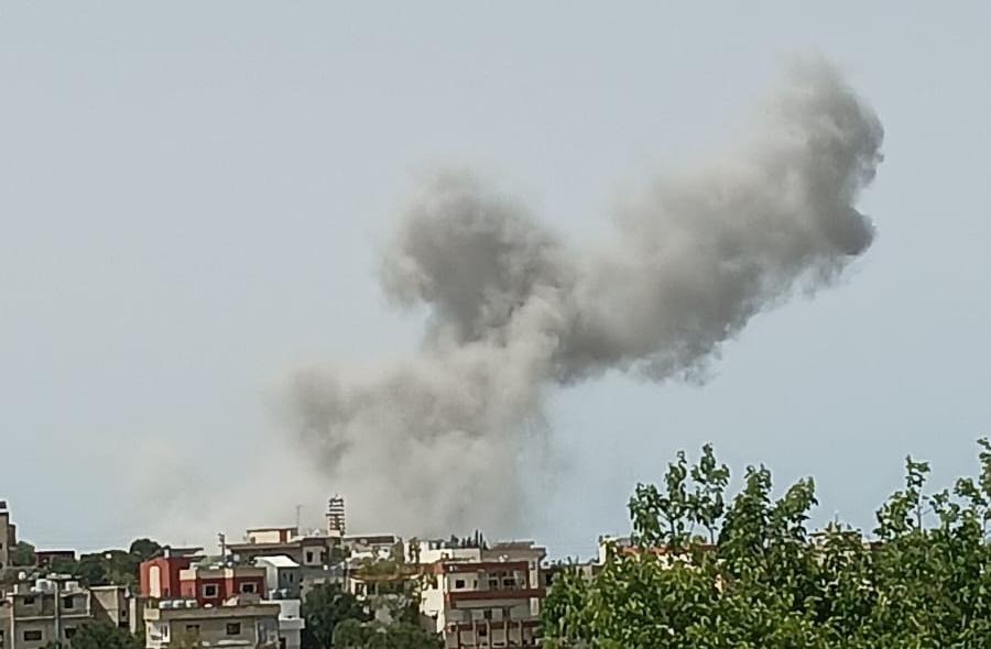 غارة إسرائيلية بمسيّرة تستهدف دراجة نارية في بلدة جبشيت جنوب لبنان
