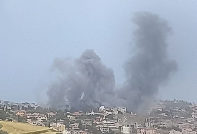 غارة إسرائيلية تستهدف بلدة الدوير
