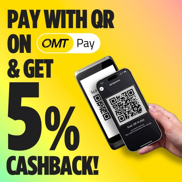 5% كاش باك مع تطبيق OMT Pay