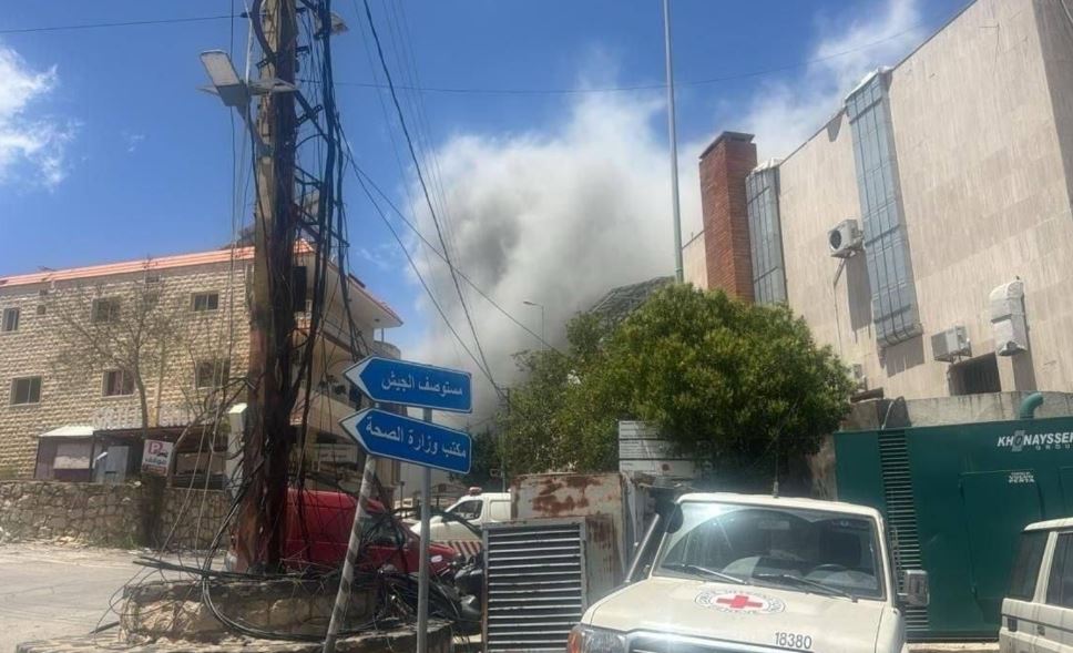 غارة على بلدة تبنين قضاء بنت جبيل