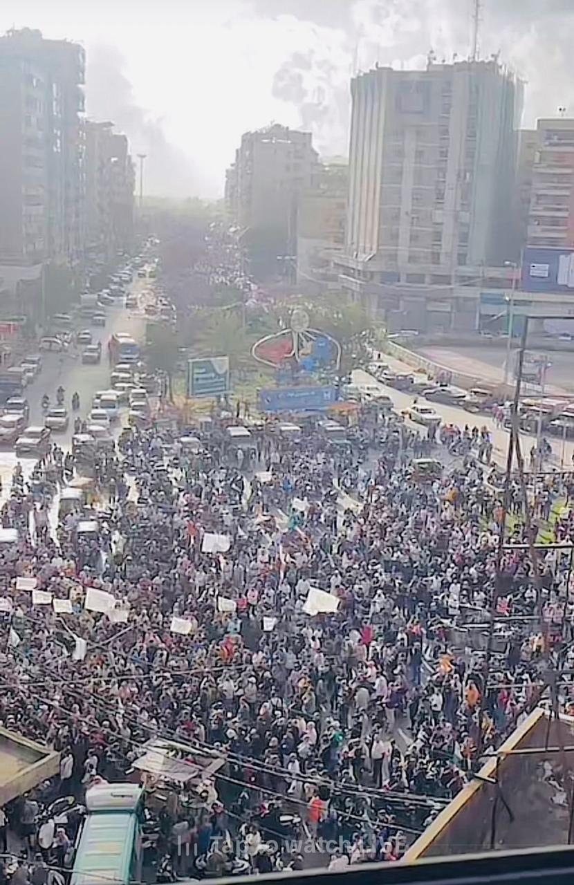 تجمّع حاشد في ساحة النور للمطالبة بالعفو العام وسط انتشار أمني كثيف