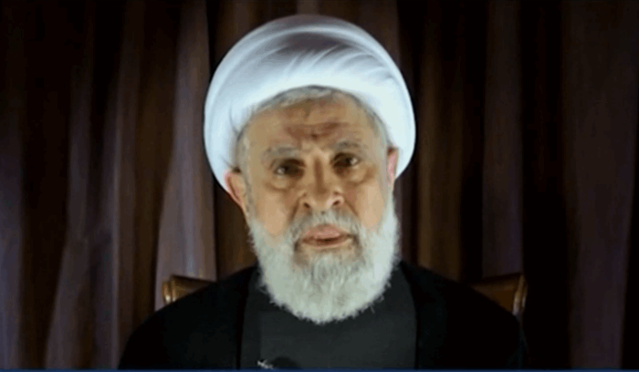 الجيش الإسرائيلي: نعيم قاسم يقول إنه منتصر فيما صورته تثبت العكس