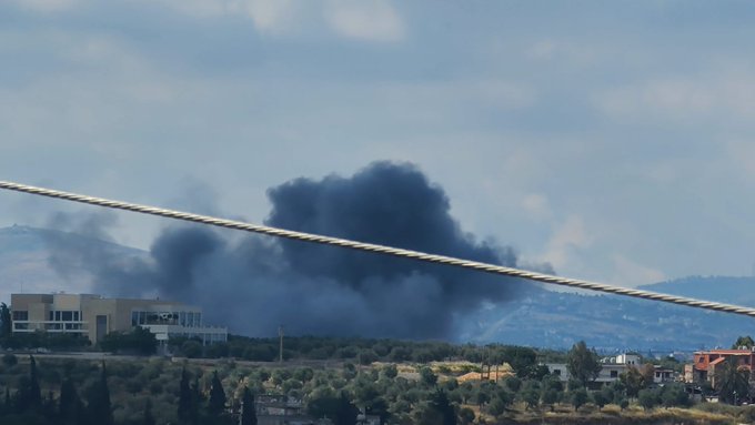 غارة إسرائيلية على النبطية الفوقا