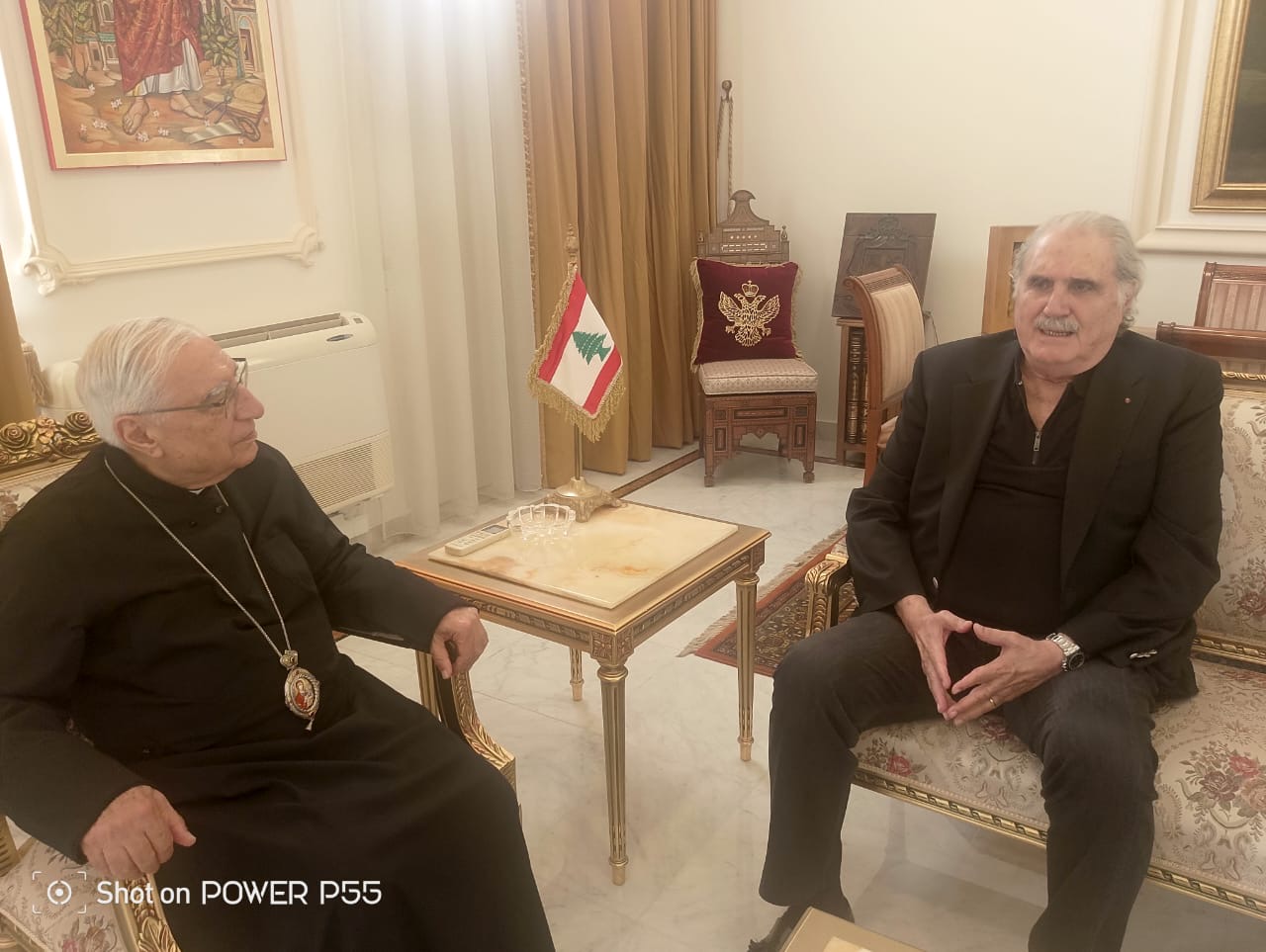 العبسي استقبل جريصاتي وتأكيد دعم الشرعية والحوار الوطني لتحصين لبنان